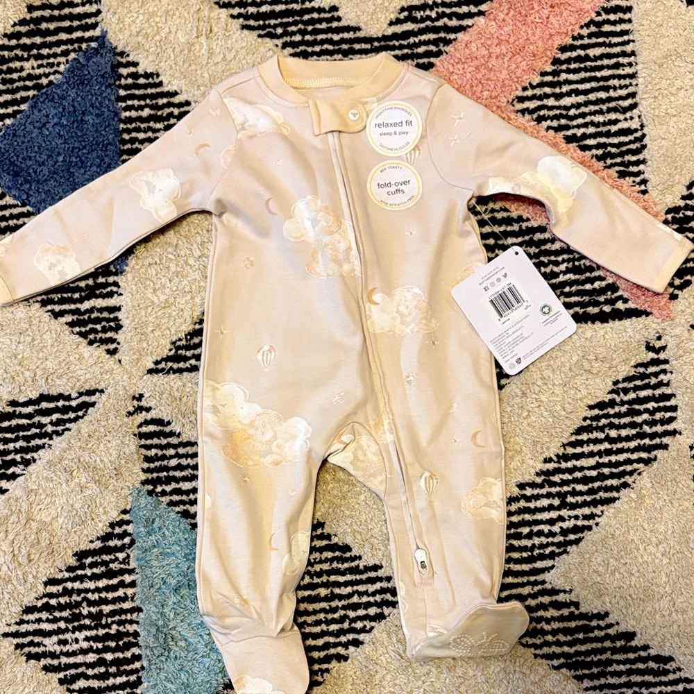 Burt’s bees onesie- 0-3 months- NWT